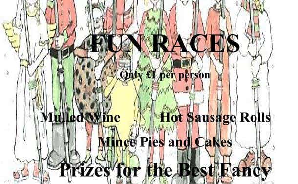 Pudding race poster. Text below. 