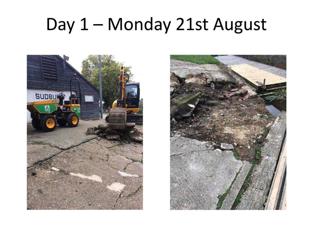Day 1 – Monday 21st August